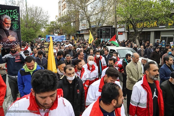 راهپیمایی روز قدس همدان