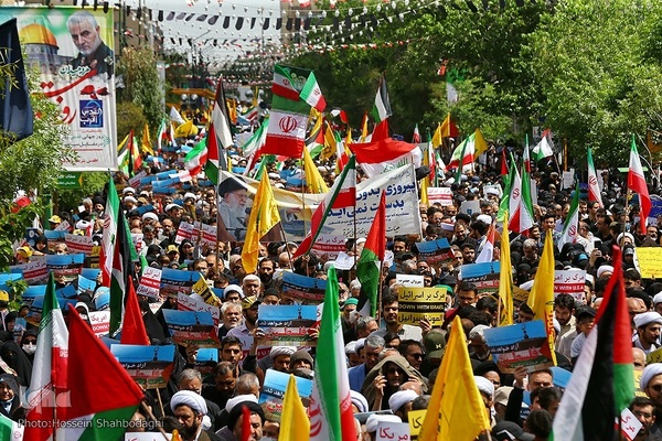 راهپیمایی روز قدس در سراسر ایران