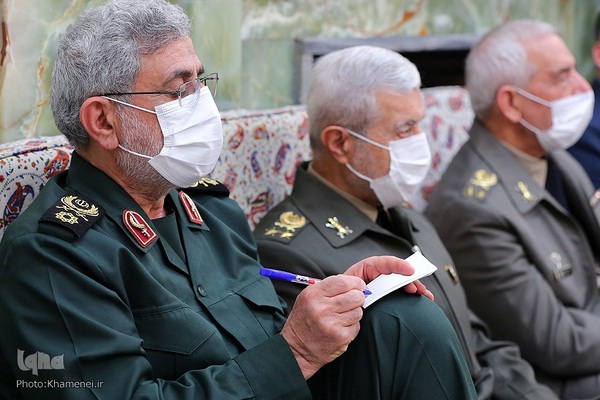 دیدار جمعی از فرماندهان ارشد نیروهای مسلح با رهبر معظم انقلاب
