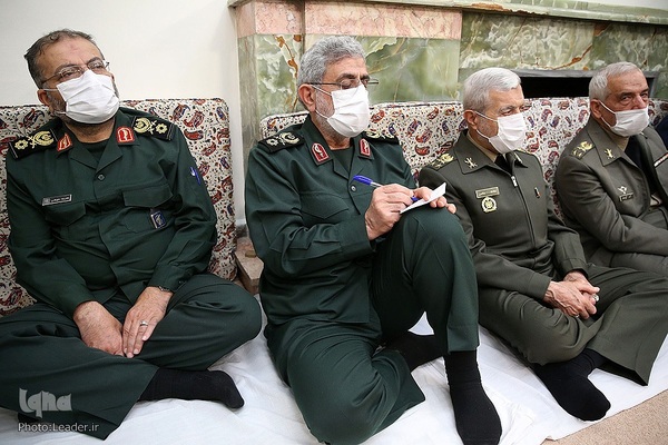دیدار جمعی از فرماندهان ارشد نیروهای مسلح با رهبر معظم انقلاب