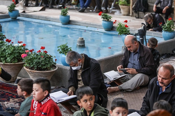 ترتیل‌خوانی قرآن در خانه مدرس