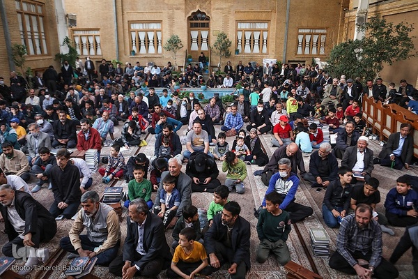 ترتیل‌خوانی قرآن در خانه مدرس