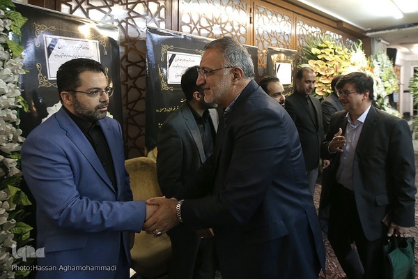 مراسم سومین روز درگذشت مرحوم عماد افروغ،  جامعه‌شناس و نماینده پیشین مجلس شورای اسلامی در مسجد امیر (ع)