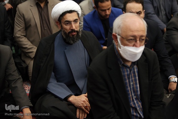 مراسم سومین روز درگذشت مرحوم عماد افروغ،  جامعه‌شناس و نماینده پیشین مجلس شورای اسلامی در مسجد امیر (ع)