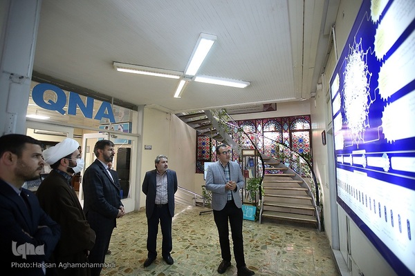 بازدید اصغر باقرزاده، معاون فرهنگی و پرورشی وزیر آموزش و پرورش از ایکنا