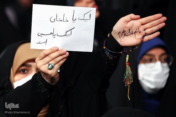 دیدار رمضانی جمعی از دانشجویان با رهبر معظم انقلاب