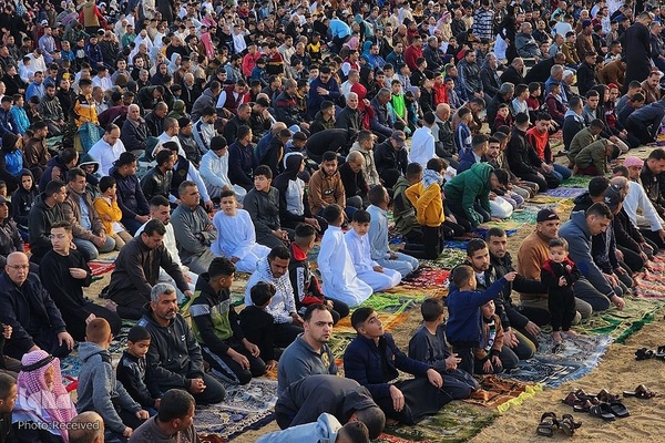 جشن عید سعید فطر در غزه