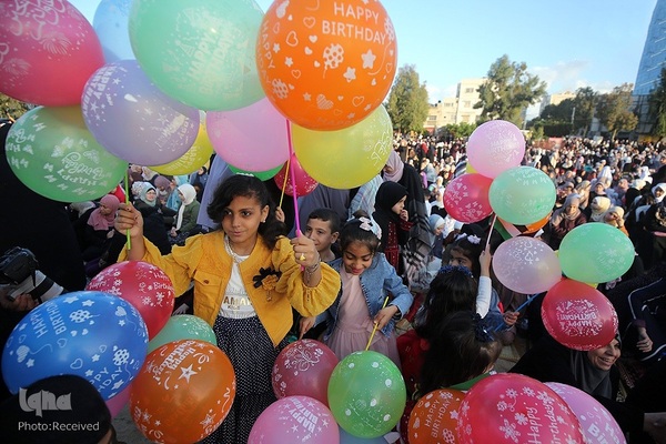 جشن عید سعید فطر در غزه