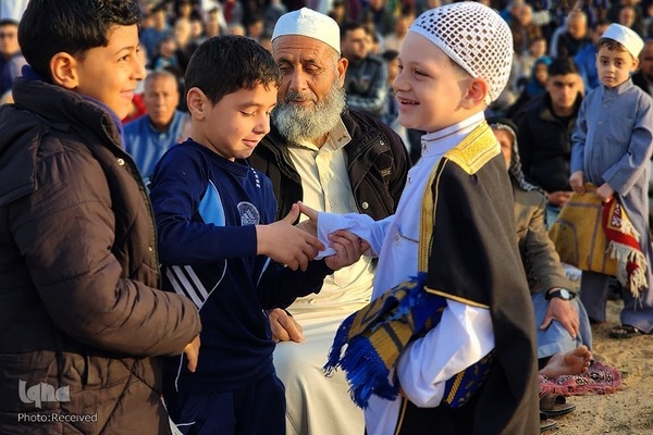 جشن عید سعید فطر در غزه