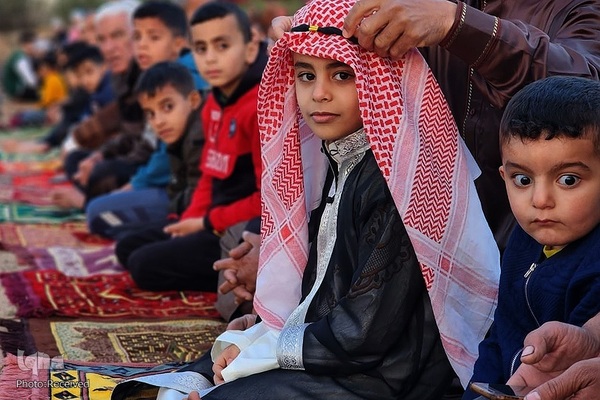 جشن عید سعید فطر در غزه