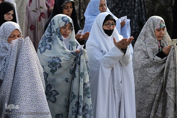 نماز عید سعید فطر در جوار حرم مطهر حضرت عبدالعظیم حسنی علیه‌السلام