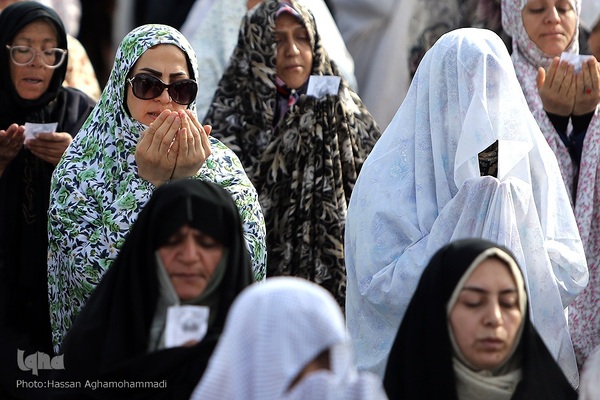 نماز عید سعید فطر در جوار حرم مطهر حضرت عبدالعظیم حسنی علیه‌السلام