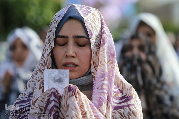 نماز عید سعید فطر در جوار حرم مطهر حضرت عبدالعظیم حسنی علیه‌السلام