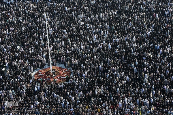 نماز عید سعید فطر در حرم مطهر رضوی