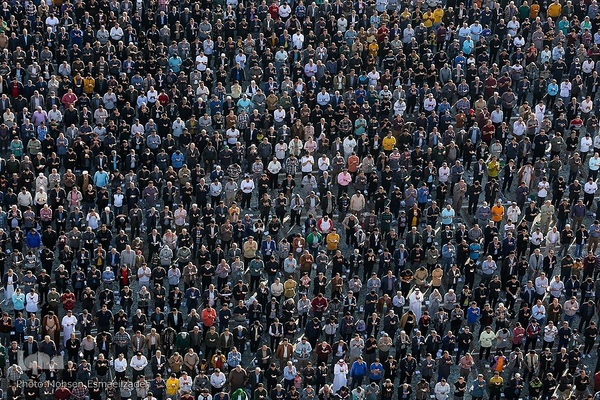 نماز عید سعید فطر در حرم مطهر رضوی