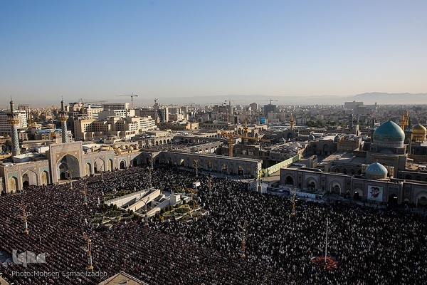 نماز عید سعید فطر در حرم مطهر رضوی