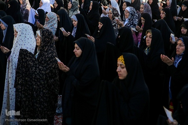 نماز عید سعید فطر در حرم مطهر رضوی