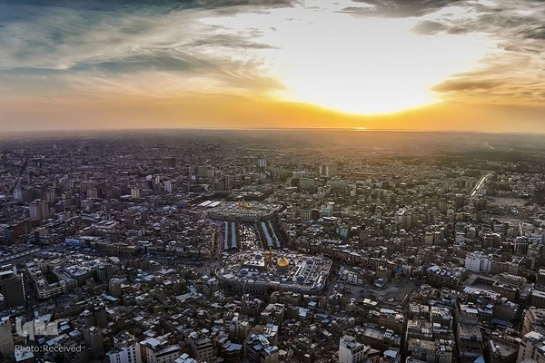 نماز عید فطر در بین‌الحرمین کربلای معلی