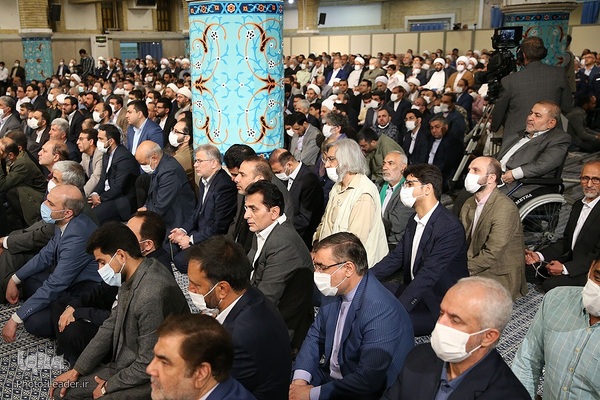 دیدار مسئولین و سفرای کشورهای اسلامی با رهبر انقلاب