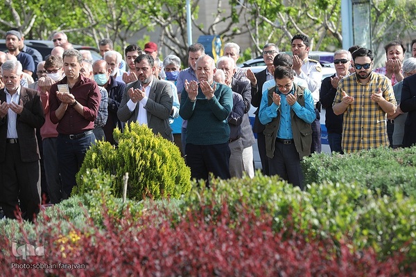 اقامه نماز عید فطر در محله بهرود
