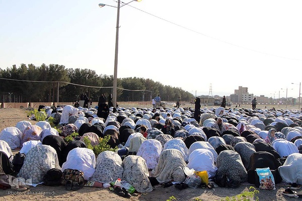 نماز عید سعید فطر در مصلی المهدی بیرجند