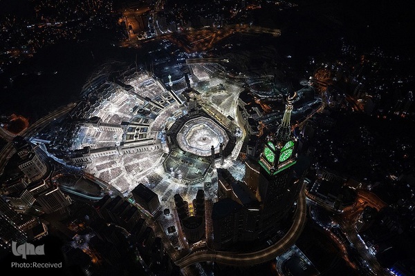 مسجدالحرام از آسمان