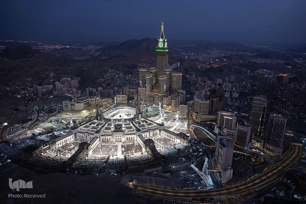 مسجدالحرام از آسمان