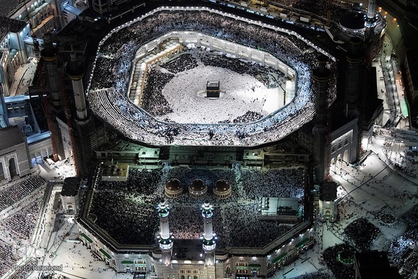 مسجدالحرام از آسمان