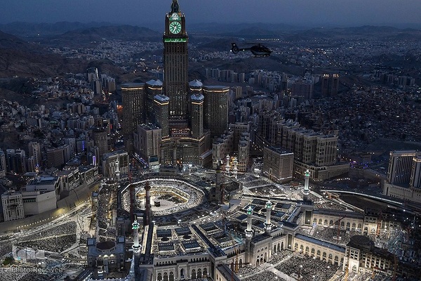 مسجدالحرام از آسمان