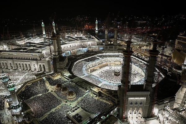 مسجدالحرام از آسمان