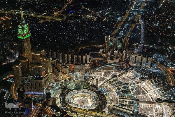 مسجدالحرام از آسمان