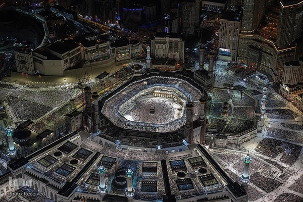 مسجدالحرام از آسمان