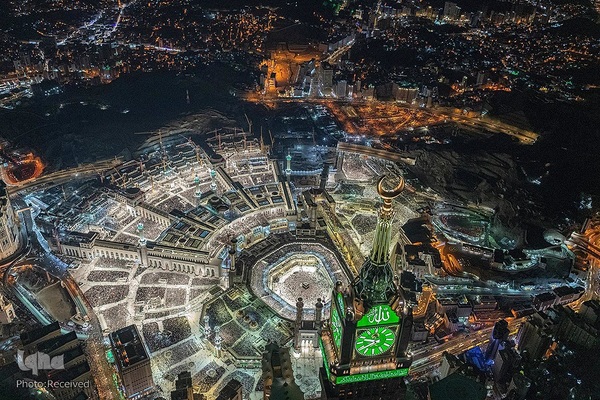 مسجدالحرام از آسمان