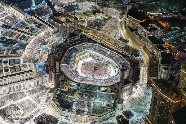 مسجدالحرام از آسمان