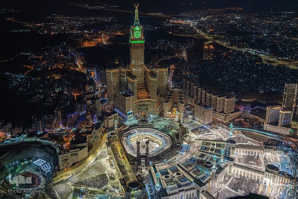 مسجدالحرام از آسمان