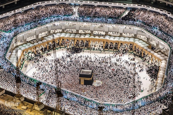 مسجدالحرام از آسمان
