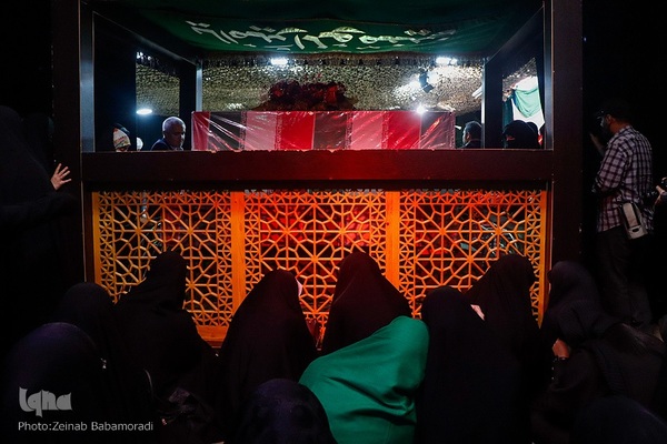 مراسم وداع با پیکر مطهر شهید «جانی بت اوشانا»