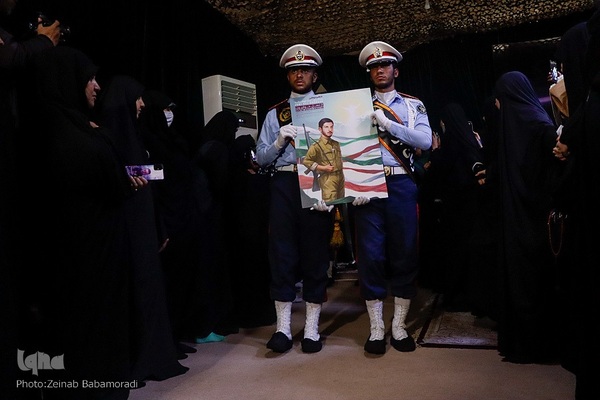 مراسم وداع با پیکر مطهر شهید «جانی بت اوشانا»