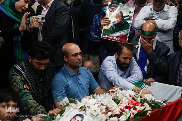 مراسم وداع با پیکر مطهر شهید «جانی بت اوشانا»