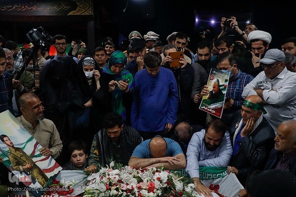 مراسم وداع با پیکر مطهر شهید «جانی بت اوشانا»