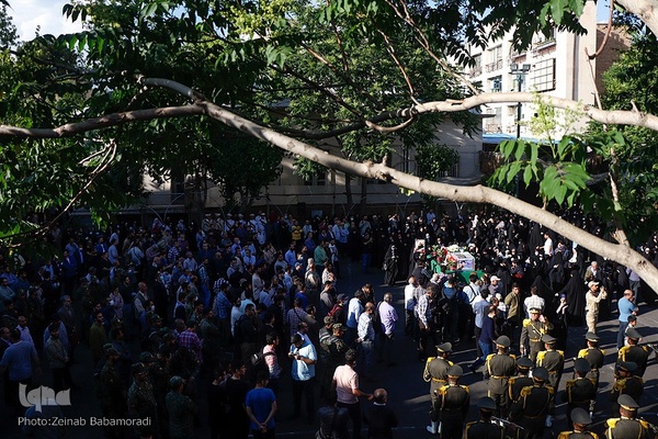 مراسم وداع با پیکر مطهر شهید «جانی بت اوشانا»