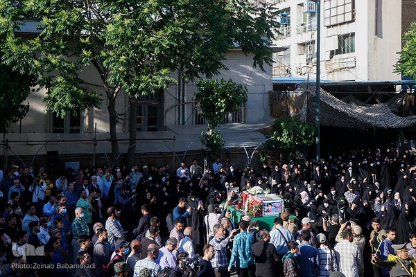 مراسم وداع با پیکر مطهر شهید «جانی بت اوشانا»