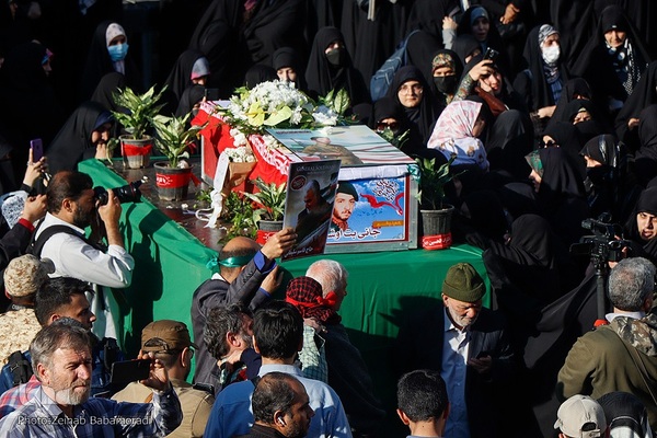 مراسم وداع با پیکر مطهر شهید «جانی بت اوشانا»