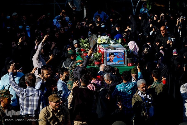 مراسم وداع با پیکر مطهر شهید «جانی بت اوشانا»