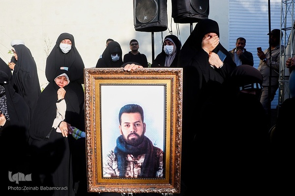 مراسم وداع با پیکر مطهر شهید «جانی بت اوشانا»