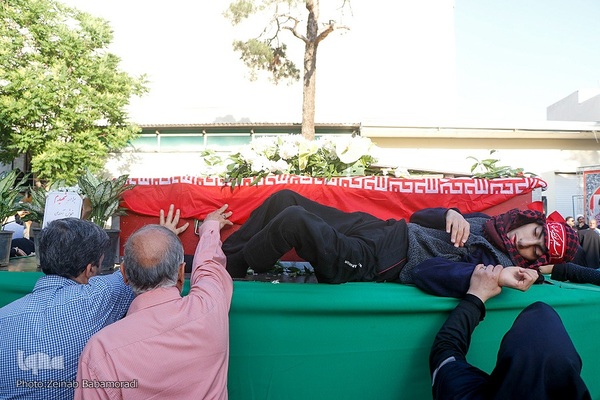 مراسم وداع با پیکر مطهر شهید «جانی بت اوشانا»