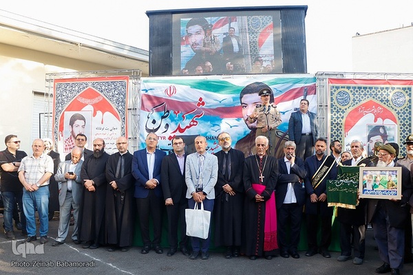 مراسم وداع با پیکر مطهر شهید «جانی بت اوشانا»