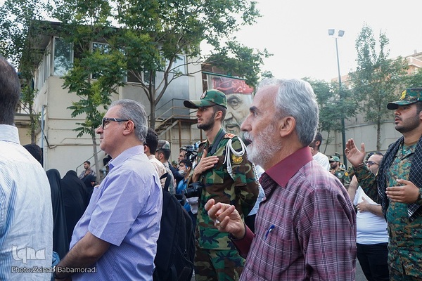 مراسم وداع با پیکر مطهر شهید «جانی بت اوشانا»