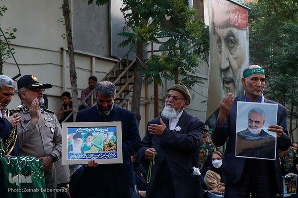 مراسم وداع با پیکر مطهر شهید «جانی بت اوشانا»