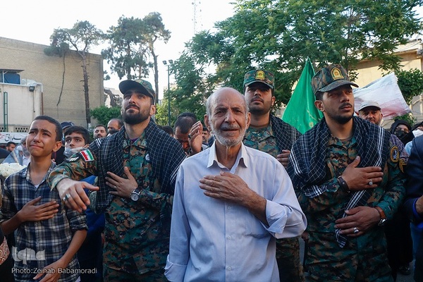 مراسم وداع با پیکر مطهر شهید «جانی بت اوشانا»